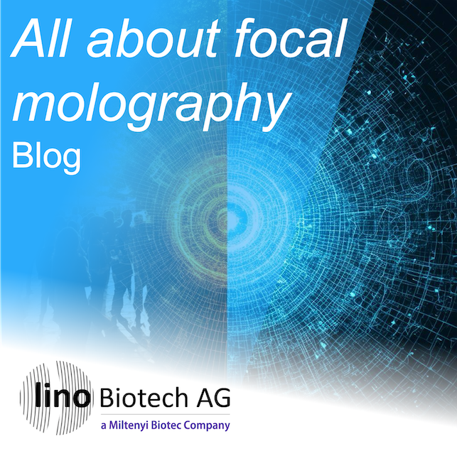 Blog cover for the article on SPR and environmental noise: an abstract blue pattern of concentric lines and dots