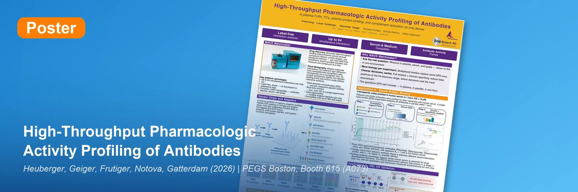 PEGS Boston 2026 Poster A073 — High-Throughput Pharmacologic Activity Profiling of Antibodies