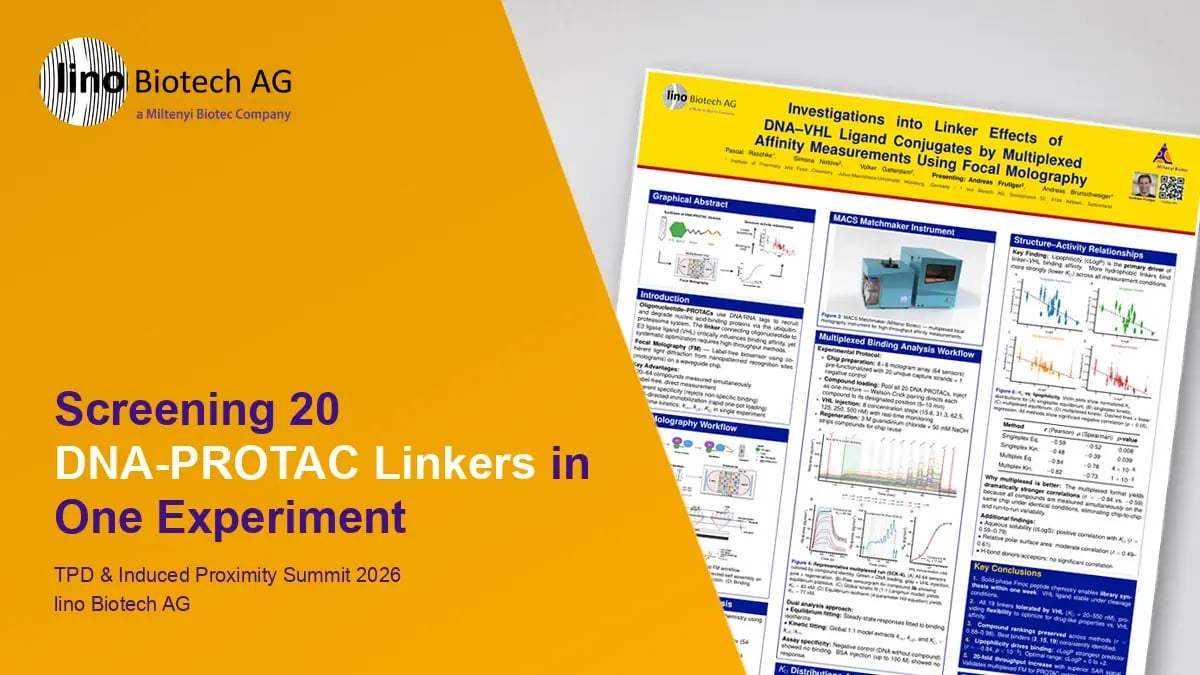 Screening 20 DNA-PROTAC Linkers in a Single Experiment
