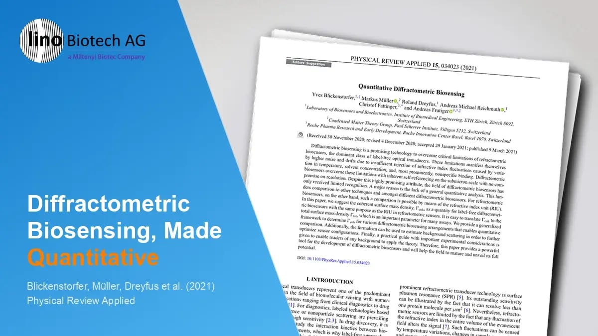 Quantitative Diffractometric Biosensing