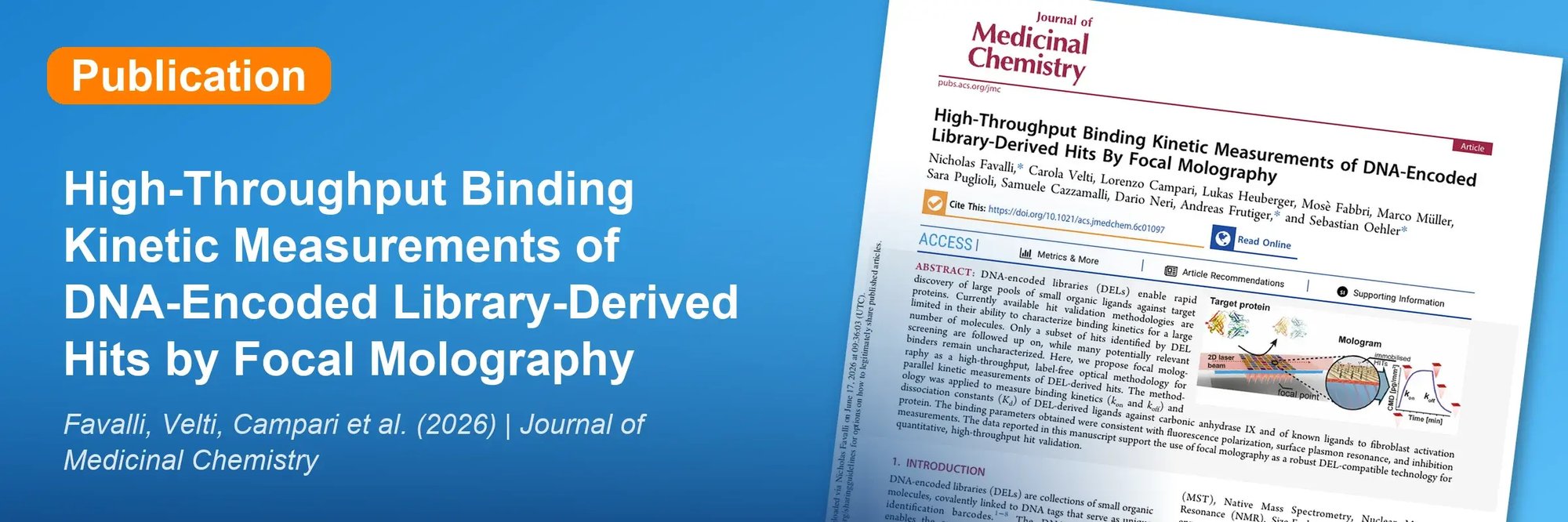 2026 Favalli et al. - High-Throughput DEL Hit Validation by Focal Molography
